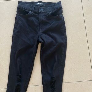 Express ripped jeans